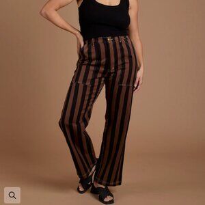 Big Bud Press Railroad Work Pants (Black and Brown)